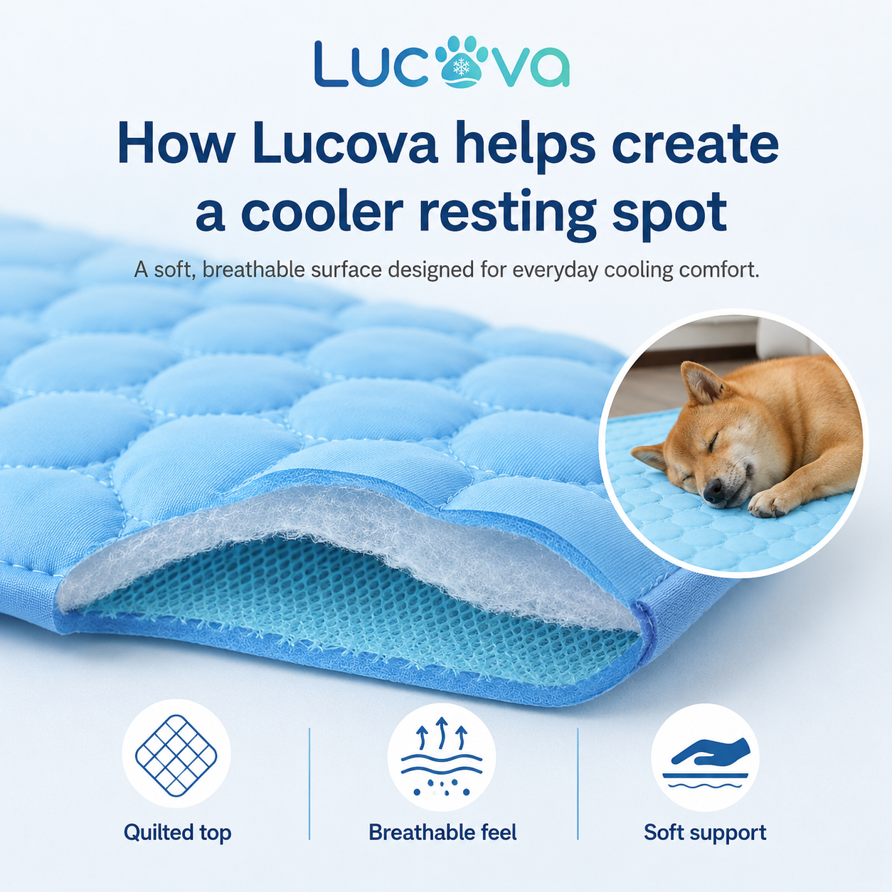 Lucova Pet Cooling Mat